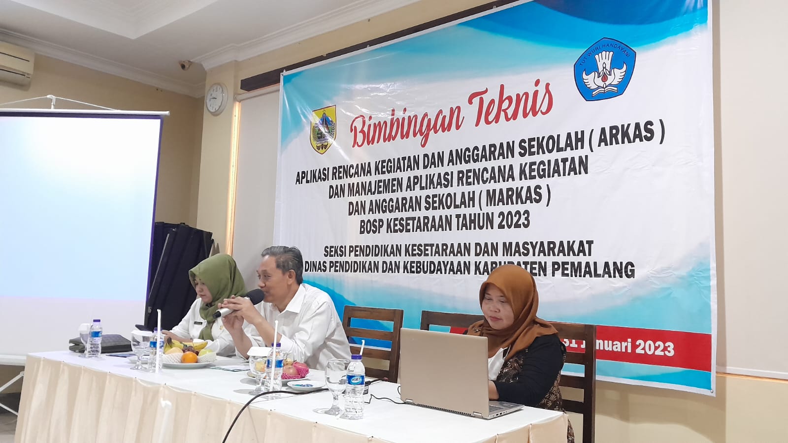 Dindikbud Kabupaten Pemalang Mengadakan Bimtek ARKAS Dan MARKAS BOSP